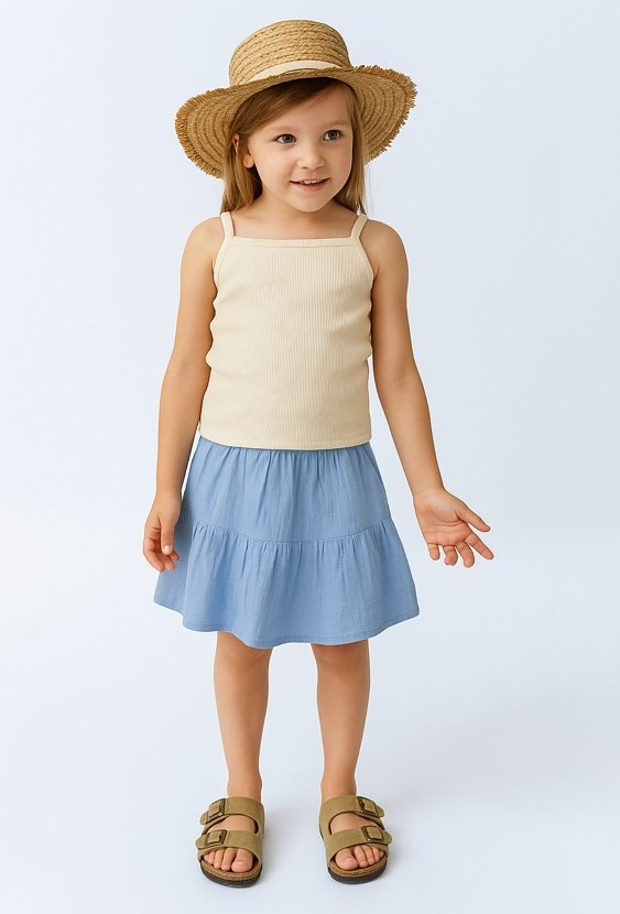 Spódniczka dziewczęca – jasnoniebieska