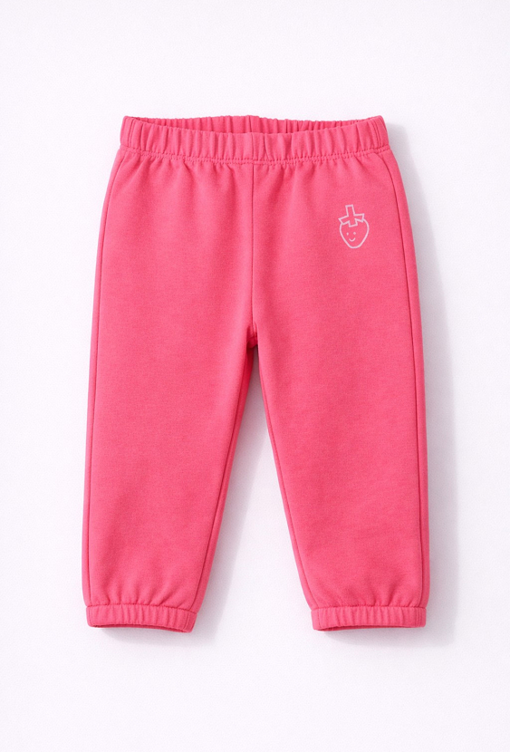 Spodnie dresowe niemowlęce dziewczęce 100% bawełna