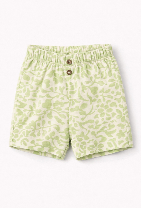 Krótkie spodenki z dzianiny dla dziewczynki