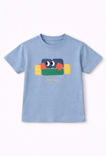 T-shirt chłopięcy z motywem kanapy „Happy Days”