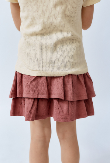 Spódniczka z podwójną falbaną