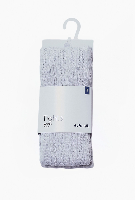 Szare rajstopy grube dla dziewczynki