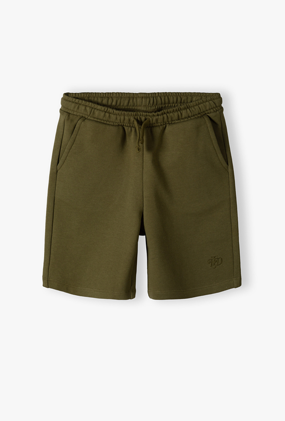 Szorty dresowe dla chłopca 1/2 – z haftem