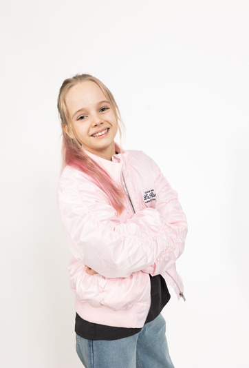 Kurtka przejściowa wiosenna bomberka dla dziewczynki