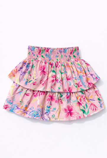 Spódnica dla dziewczynki w kwiaty