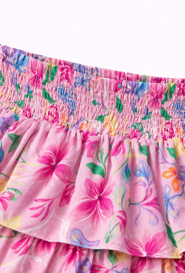 Spódnica dla dziewczynki w kwiaty