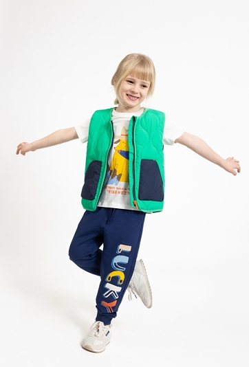 Bezrękawnik pikowany dla chłopca