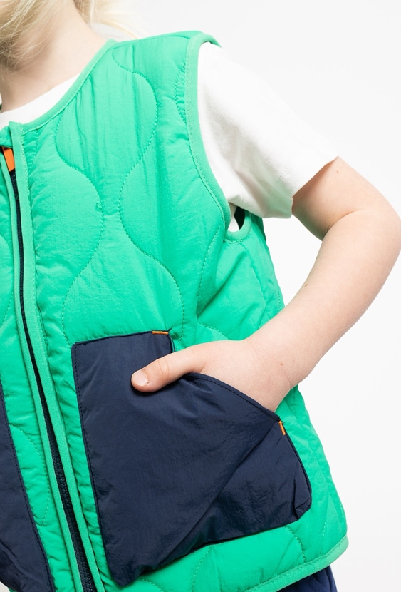 Bezrękawnik pikowany dla chłopca