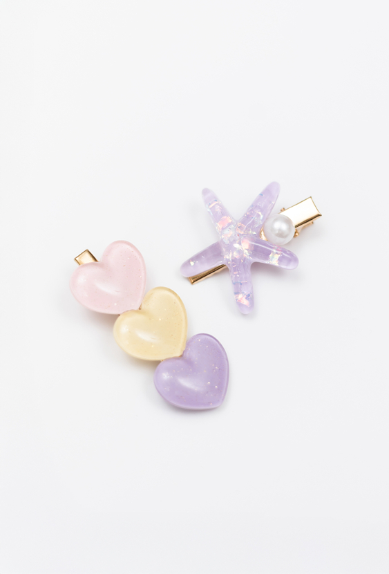 Kolorowe spinki do włosów