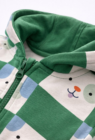 Bluza niemowlęca chłopięca rozpinana z kapturem