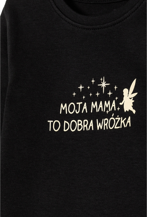 Body z długim rękawem dla niemowlaka “Moja mama to dobra wróżka”
