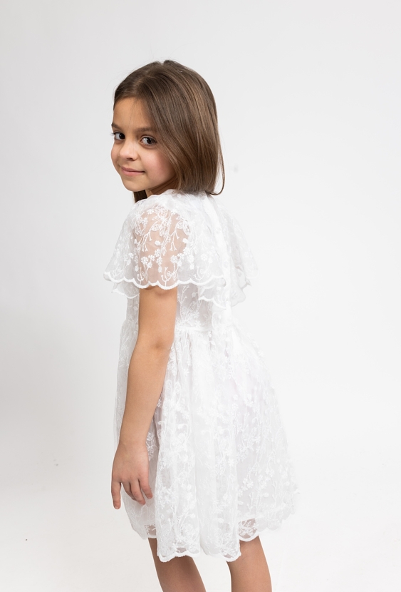 Sukienka z krótkim rękawem dla dziewczynki