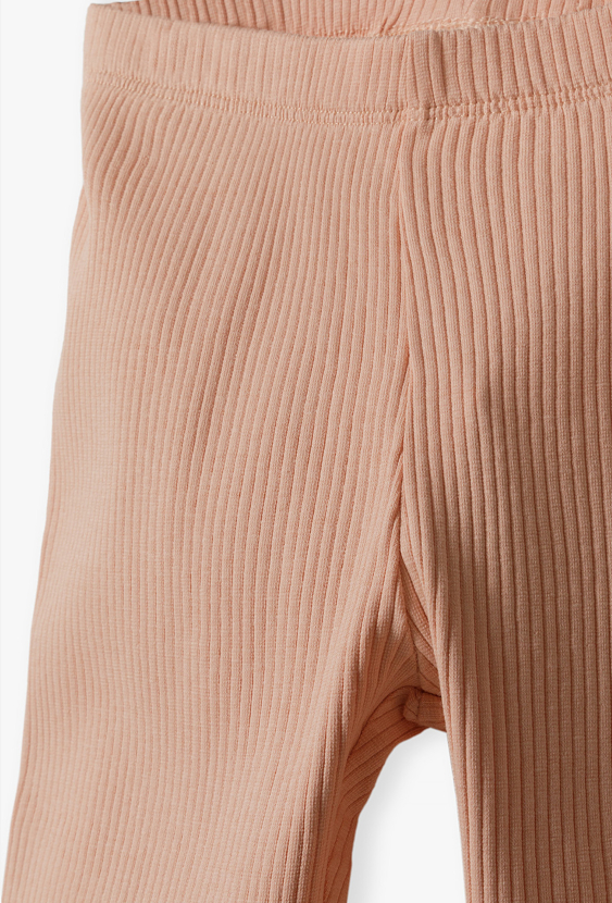 2-pak legginsów prążkowanych dla dziewczynki