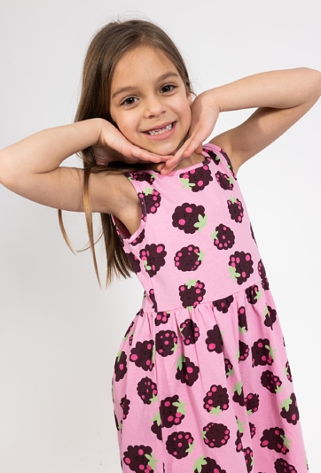 Dziewczęca sukienka bez rękawów