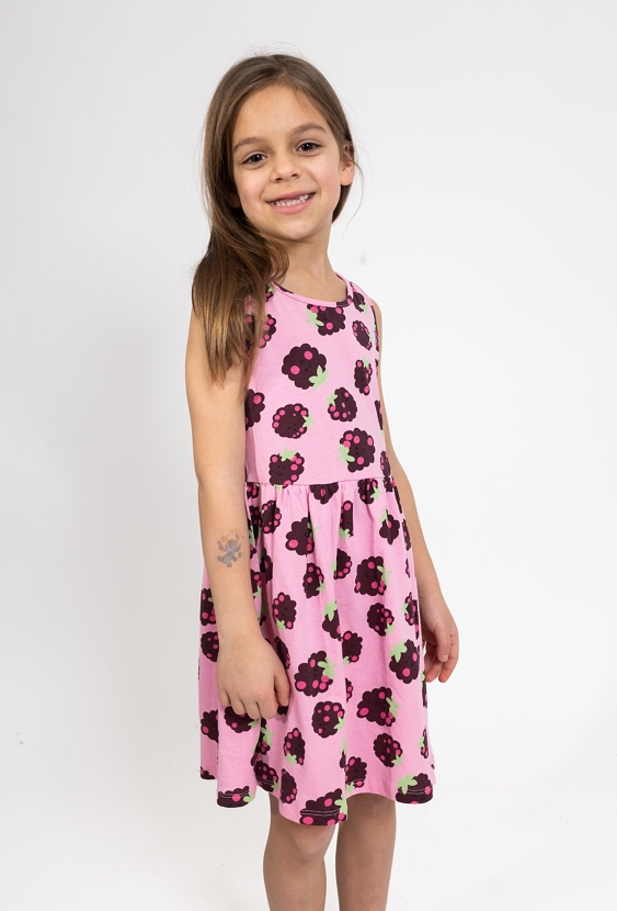 Dziewczęca sukienka bez rękawów