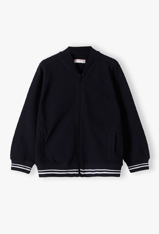 Granatowa bluza dresowa dla chłopca - Lincoln&Sharks