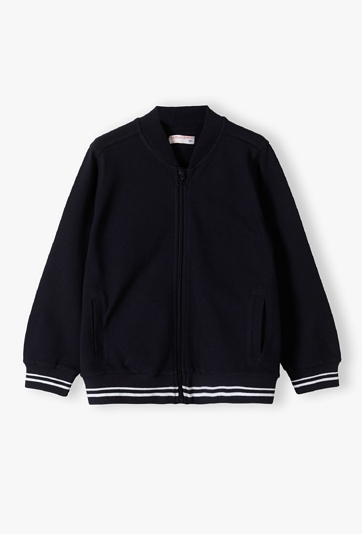 Granatowa bluza dresowa dla chłopca - Lincoln&Sharks