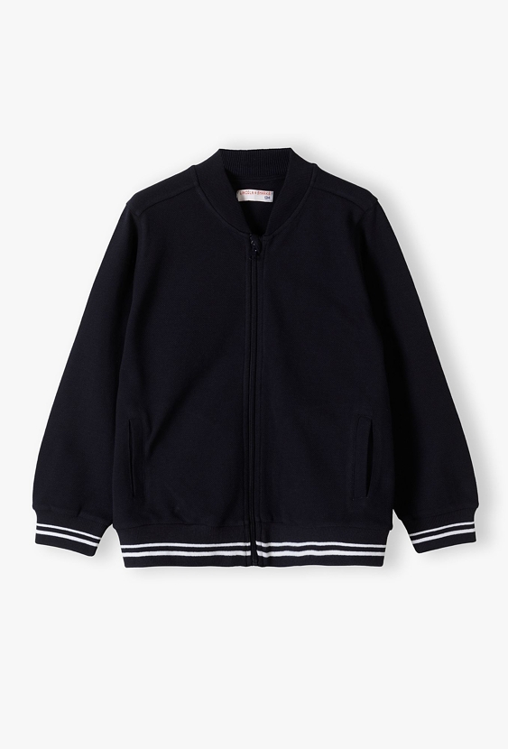 Granatowa bluza dresowa dla chłopca - Lincoln&Sharks