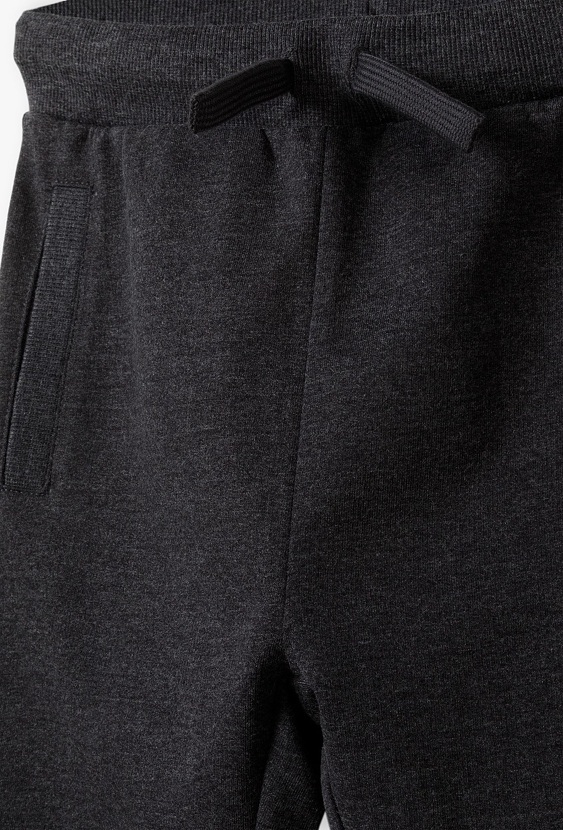 Szare spodnie dresowe dla chłopca - slim - Lincoln&Sharks