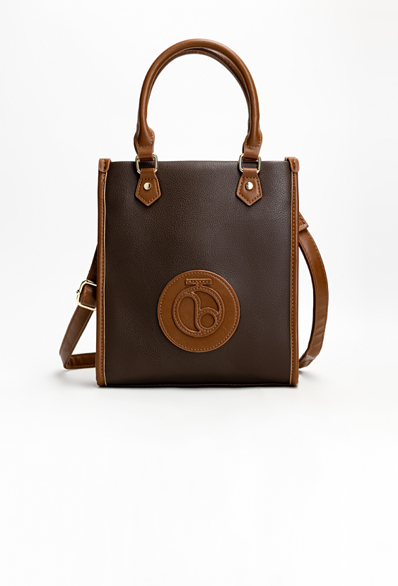 Brązowa mini shopperka NOBO