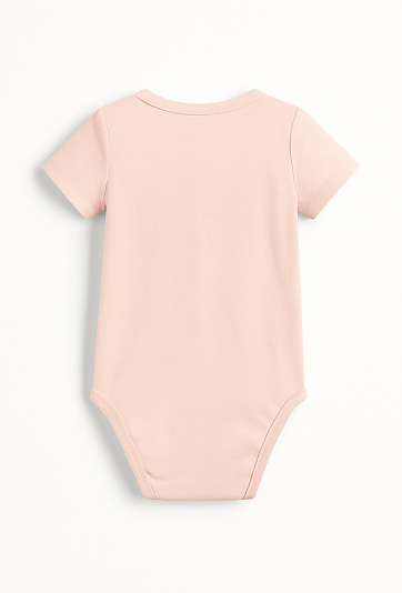 Body niemowlęce „Uśmiech mam po mamie” – różowe