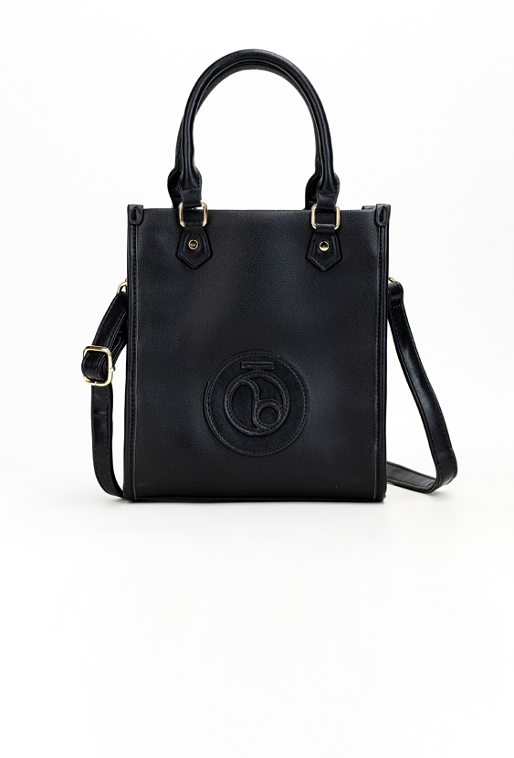 Czarna mini shopperka nobo