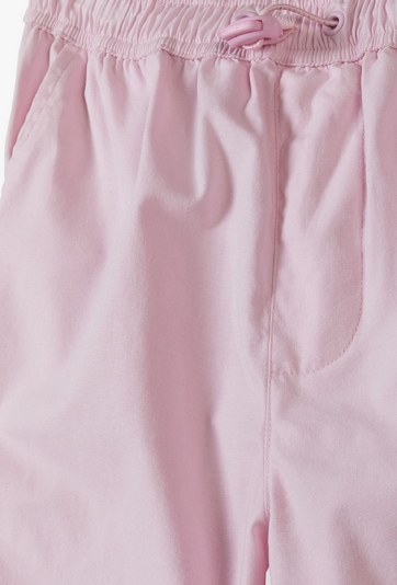 Różowe joggery dziewczęce