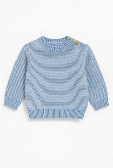 Sweter niemowlęcy klasyczny przez głowę