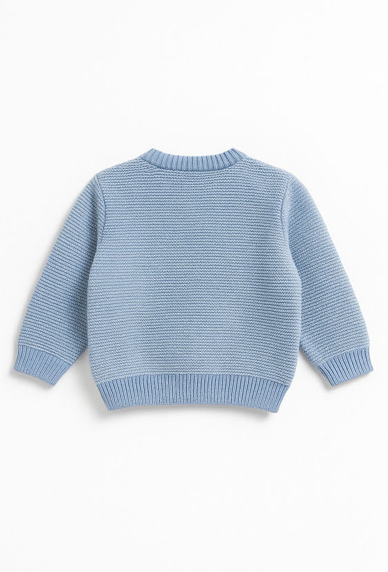 Sweter niemowlęcy klasyczny przez głowę