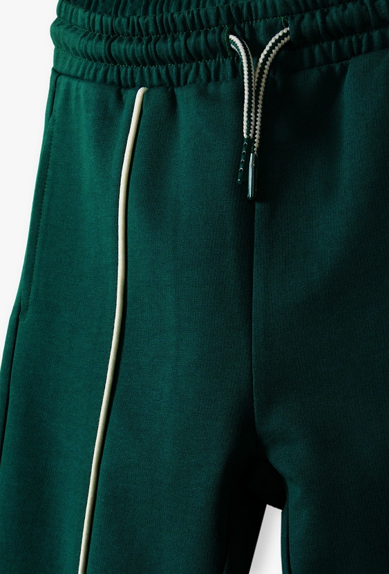 Zielone spodnie dresowe dla chłopca - 5.10.15.