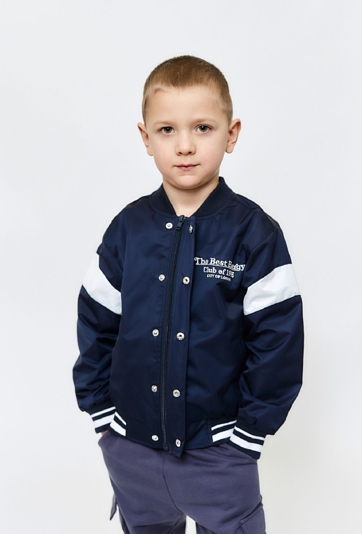 Granatowa kurtka wiosenna -  bomberka