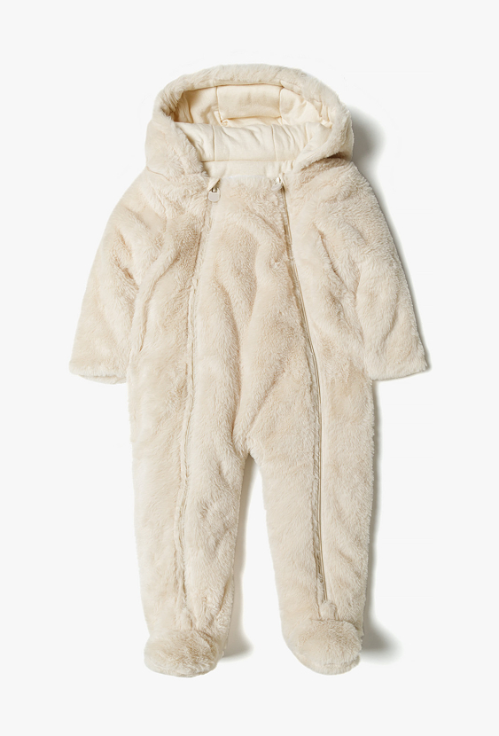 Kombinezon ocieplany z miękkiego futerka