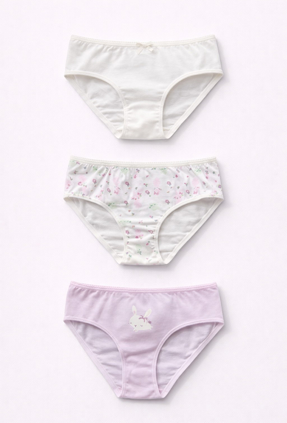 3-pak majtek dziewczęcych
