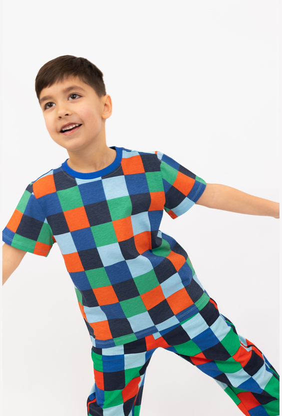 Koszulka chłopięca w kratkę