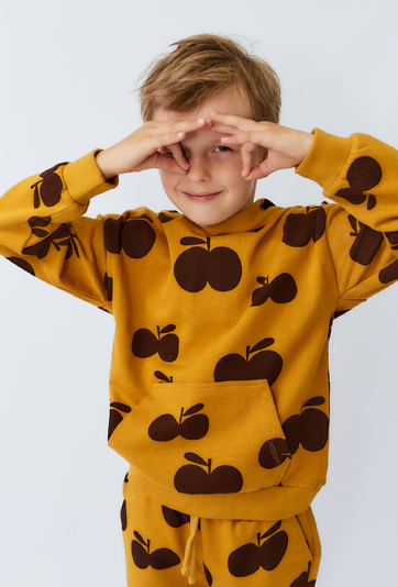 Bluza chłopięca z printem jabłek - Limited Edition