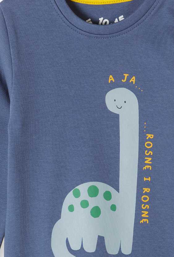 Body niemowlęce z nadrukiem dinozaura