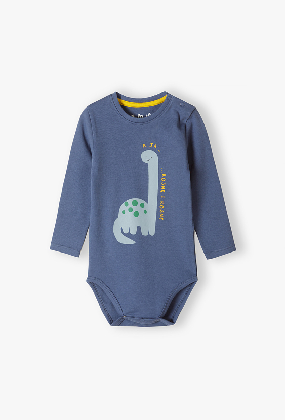 Body niemowlęce z nadrukiem dinozaura