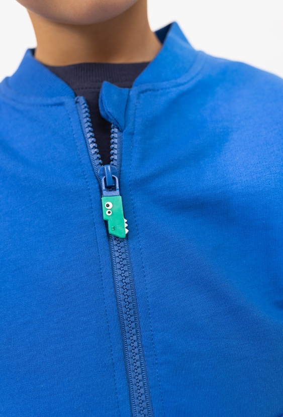 Bluza rozpinana chłopięca ze stójką