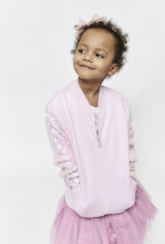 Bluza bomberka z cekinami