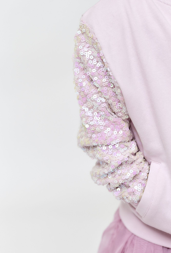 Bluza bomberka z cekinami