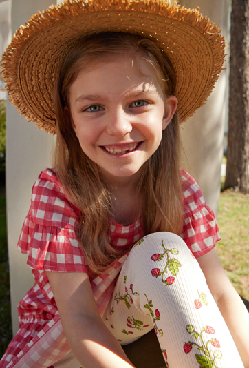 Legginsy prążkowane