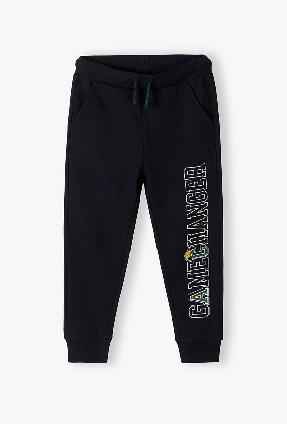 Granatowe spodnie dresowe dla chłopca - Gamechanger - 5.10.15.