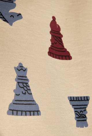 Bluza dziecięca allover print szachy