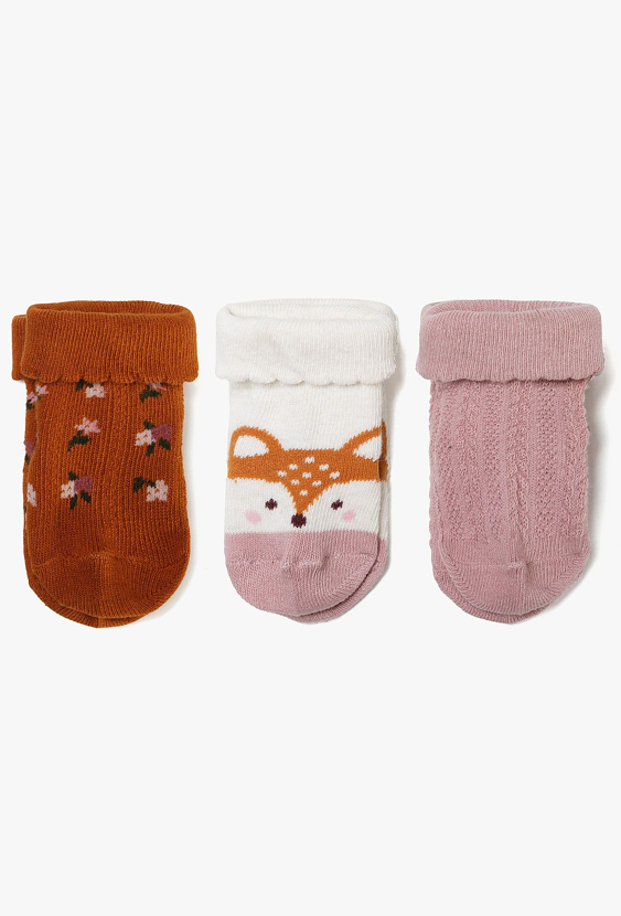 Skarpety niemowlęce 3-pak