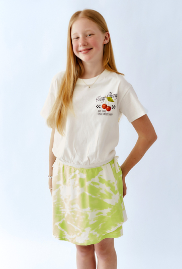 Spódnica dla dziewczynki tie-dye