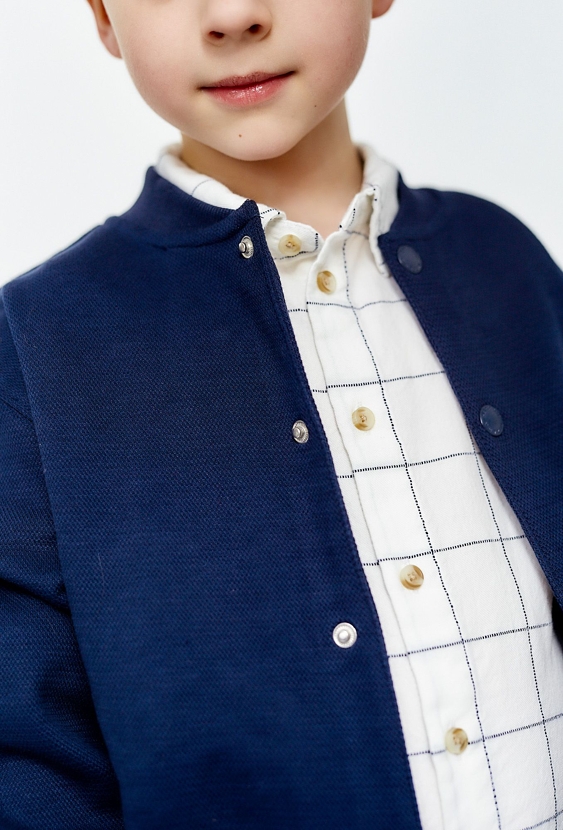 Bluza chłopięca zapinana na napy