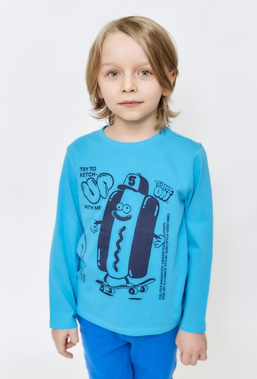 Bawełniana bluzka z długim rękawem