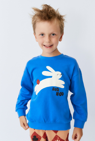 Niebieska bluza chłopięca z nadrukiem - Limited Edition