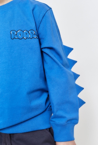 Bluza z długim rękawem - dinozaurowe kolce