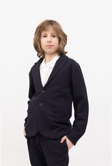 Marynarka chłopięca z dzianiny pique